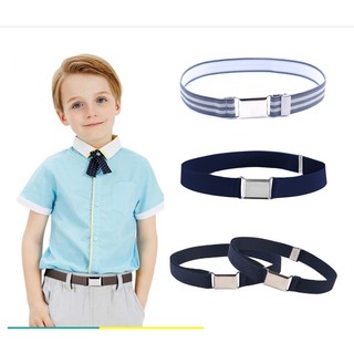Thắt Lưng Thun Bé Trai Bé Gái Co Giãn Có Khóa Cài Có Thể Điều Chỉnh, Dây nịt thun trẻ em