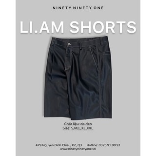 Quần đùi da ninetyninetyone - li.am shorts