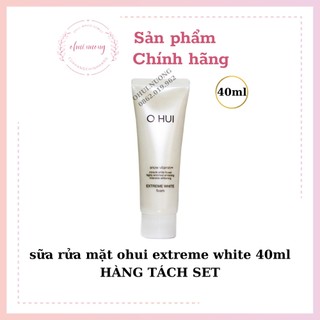 Tuýp sữa rửa mặt Ohui White trắng da,mờ nám 40ml_𝗢𝗛𝗨𝗜 𝗡𝗨̛𝗢̛𝗡𝗚 𝗡𝗨̛𝗢̛𝗡𝗚