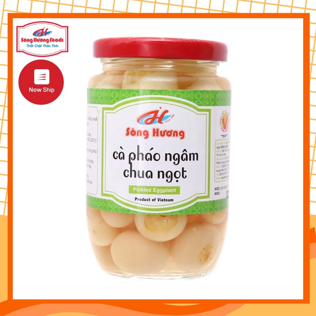 Mắm Cà Pháo siêu giòn Sông Hương Foods Hũ 390g - Ăn kèm - Đặc sản Huế
