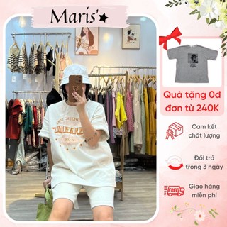 Đồ bộ nam nữ tay lỡ ⚡ SALE SẬP SÀN ⚡ Bộ unisex 3158 cotton form rộng oversize màu trắng vải dày phong cách năng động