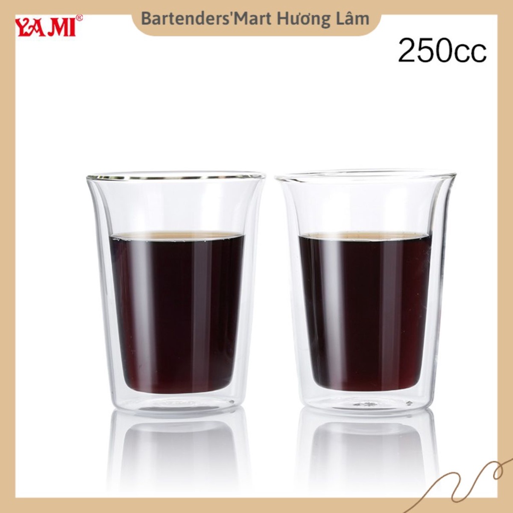 Ly thủy tinh Double Wall Glass 250cc ( 1 cái )