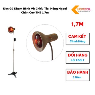 Đèn gù hồng ngoại đế gang TNE chân cao 1m7 kèm bóng hồng ngoại Greetmed loại tốt 250w tăng giảm được