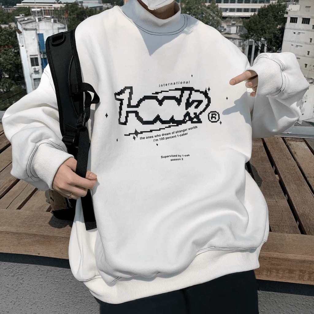 Áo Sweater Nam Nữ Chui Đầu Vải Nỉ Mềm Mịn in Chữ Form Rộng Mặc Thoải Mái NEW UNISEX