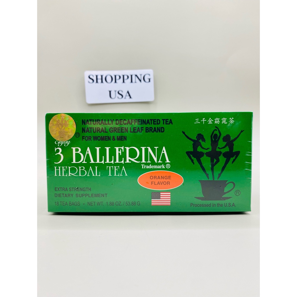 Trà Ba Vũ Nữ 3 Ballerina Herbal Tea - Hỗ Trợ Giảm Cân