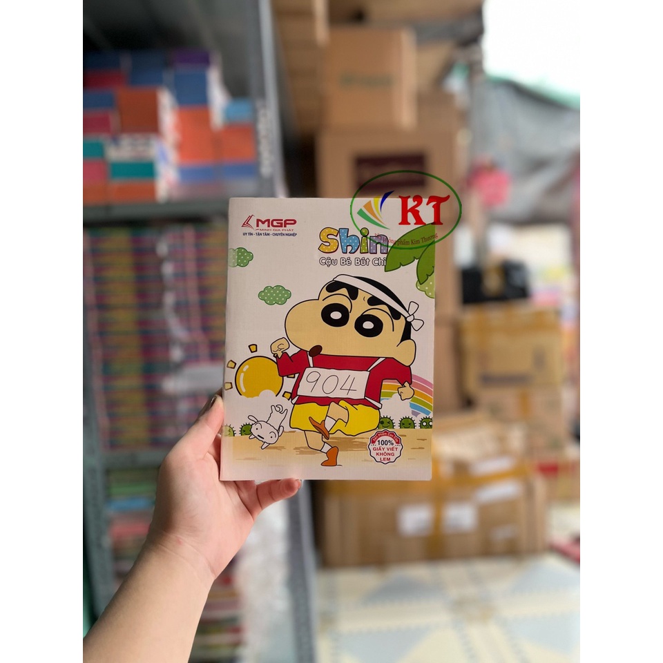 Combo 10 quyển tập MGP Shin 96trang - 4 /5ô ly vuông - Đl 100gsm