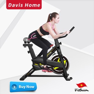 Xe đạp tập thể dục tại chỗ có màn hình điện tử, xe đạp thể thao gym bike sport bàn đạp chống trượt