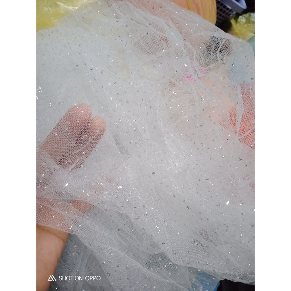 ⚡Giá gốc⚡ Vải lưới kim tuyến làm đầm váy cô dâu ,trang trí sự kiện,đầm công chúa
