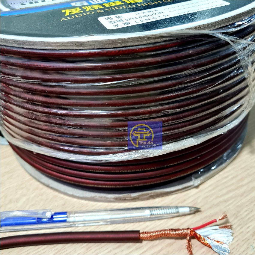 Dây Microphone, dây hàn đấu dây AV, Canon...dây 3 lõi loại to - Đơn giá 1 mét