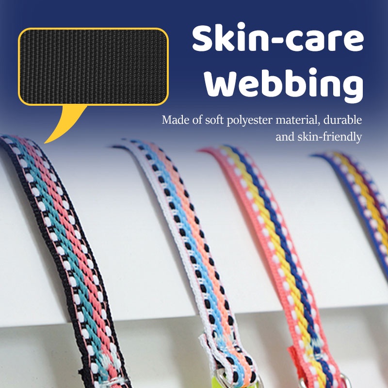 HamshMoc Vòng Cổ Nhẹ Mềm Mại Thoải Mái Bền Bỉ Có Chuông Và Bóng Lông Cho Thú Cưng