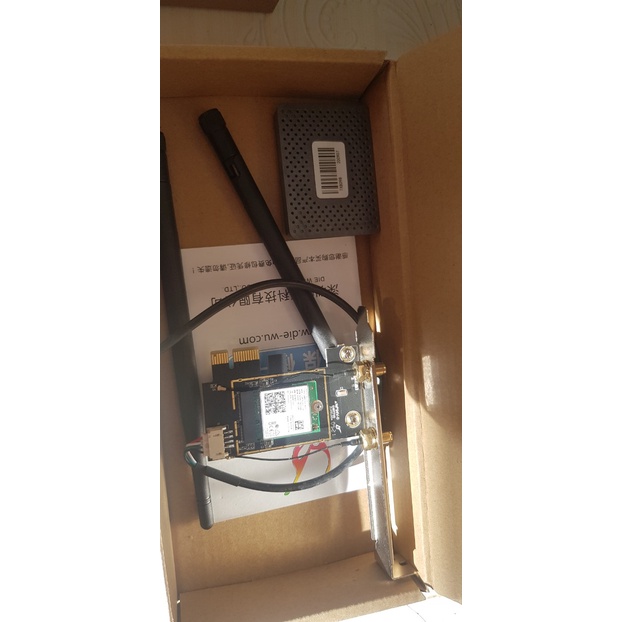 Card WiFi pc có Bluetooth angten dài dùng cho máy bàn, cắm vào là chay ngạy, new Box dùng đuọc cho cả Laptop