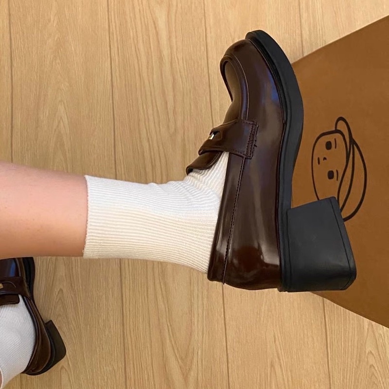 GIÀY LOAFER O33 ĐẾ CAO 6CM