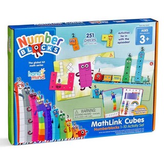  Bộ học toán Mathlink Cubes Numberblocks số đếm 1-10 Learning Resources
