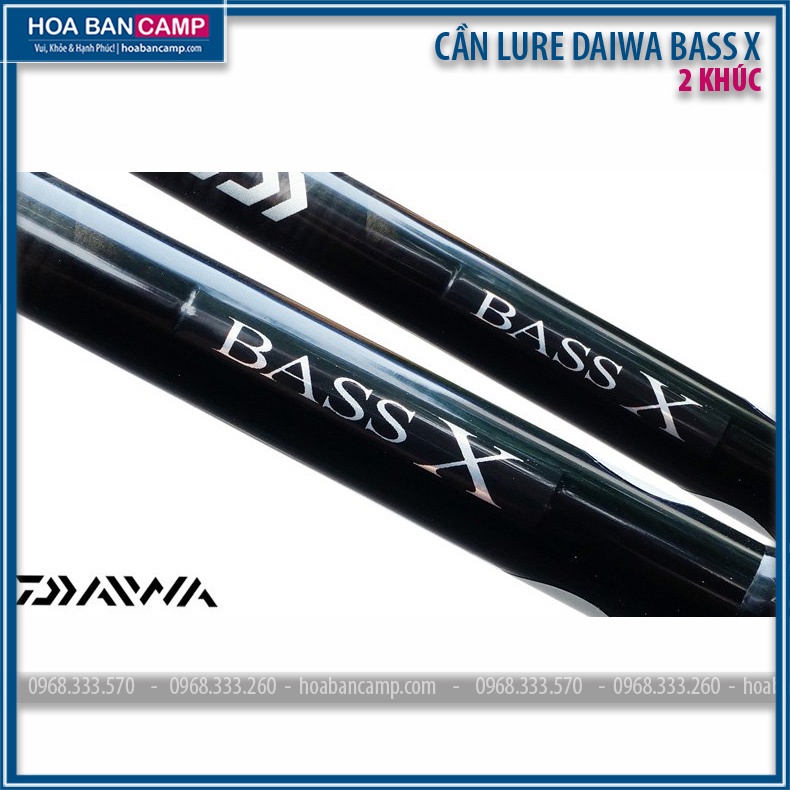 Cần Lure Daiwa Bass X | 2 Khúc