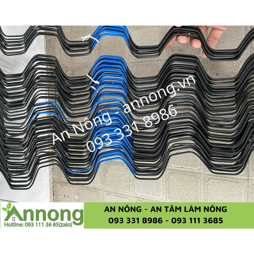 Combo 10m Thanh Nẹp Ziczac Gài Nhà Kính, Lưới Che Nắng