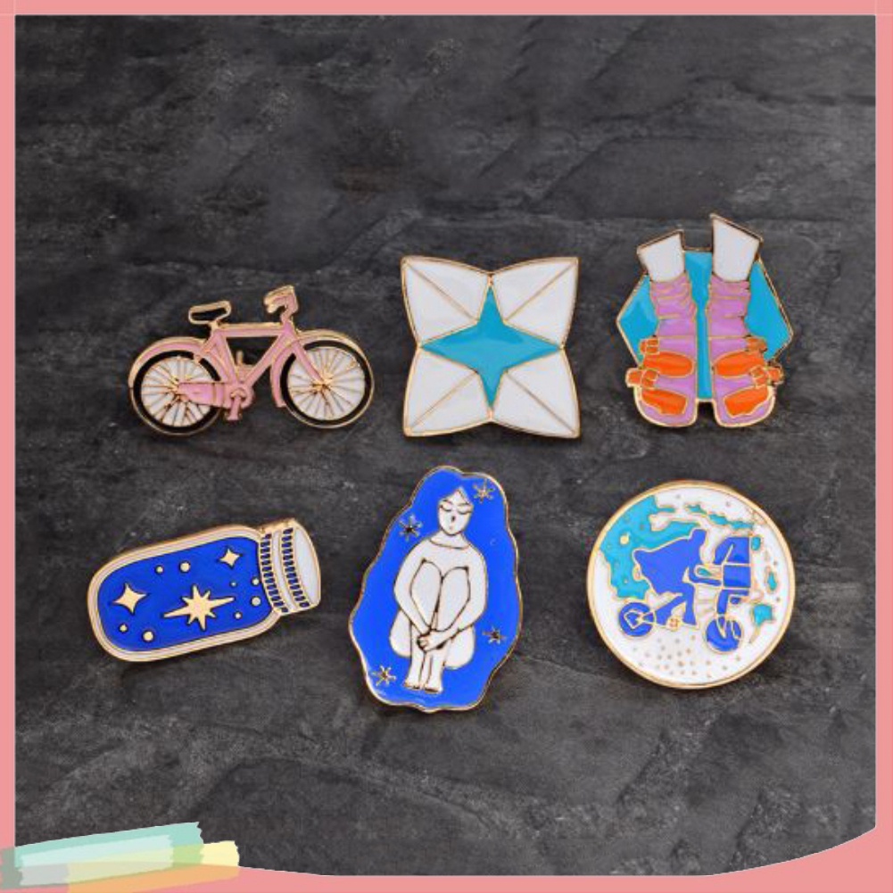 Ghim Cài Áo Hình Bình Nước Nhiều Màu Sắc Xinh Xắn Cho Nữ