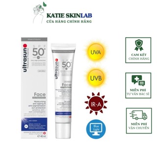 [HÀNG CÔNG TY]  DATE 5/24 Kem Chống Nắng 4 Tác Động Chống Lại 4 Tia Ultrasun Face Anti Age & Anti - Pigmentation SPF 50+