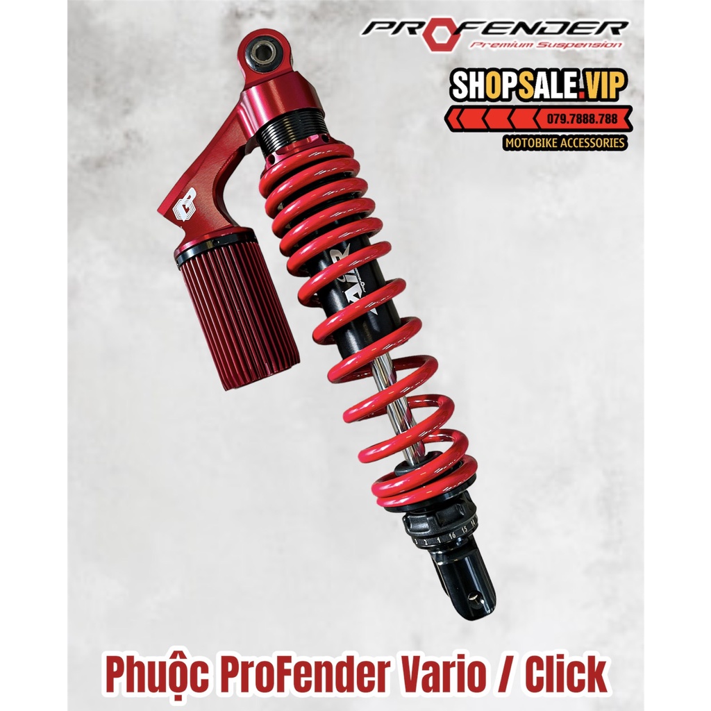Phuộc Profender Cho Vario/Click160 Có Bình Dầu