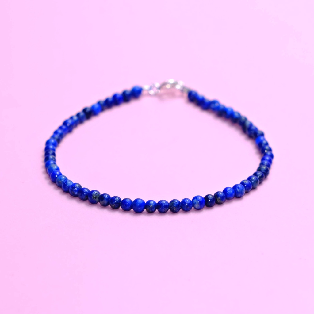 Lắc tay lapis lazuli UPCARA lắc tay phong thuỷ tự nhiên