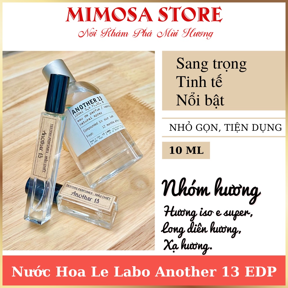 Nước hoa nam nữ  Le Labo Another 13 mẫu thử chiết 10ml - mimosa.storee