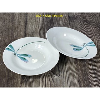 Đĩa 7 sâutp 1836 sứ bát bảo cao cấp, since_1977