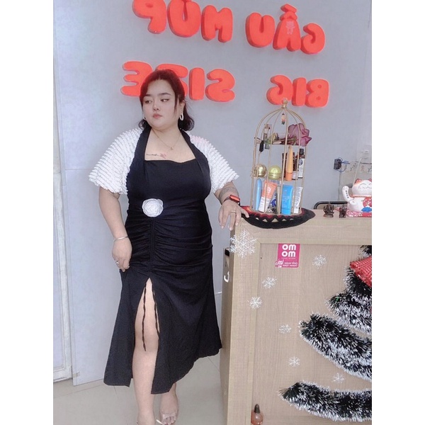 Đầm đuôi cá bigsize xẻ