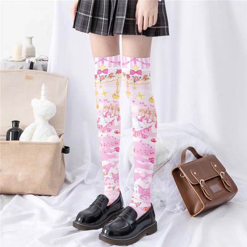 Tất Dài Qua Gối Hóa Trang Nhân Vật Hoạt Hình Phong Cách Lolita Nhật Bản Cho Nữ