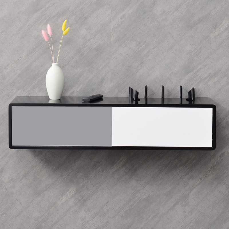 Kệ Set-Top TV Hộp Đựng Đồ Treo Tường Hộp đựng bộ định tuyến dây wifi Hộp Treo Tường/Gỗ nguyên khối g