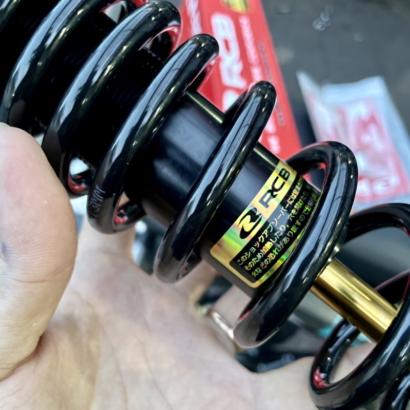 Phuộc RCB C Đen Ty Vàng Vario click Hàng chính Hãng