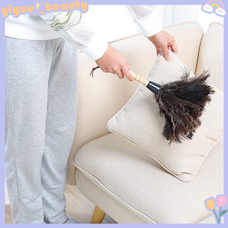 Chổi Lông Đà Điểu Phủi Bụi Cỡ Nhỏ Tiện Dụng Cho Gia Đình