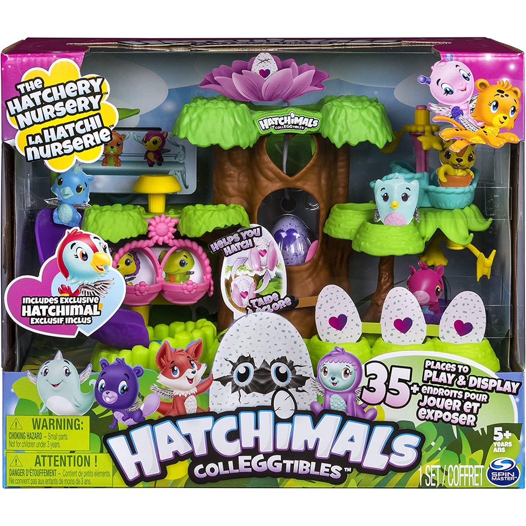 Hatchimals - Hatchery Nursery Playset with Exclusive CollEGGtible Hatchimals - Hatchery Nurseset Với Đồ Chơi Độc Quyền