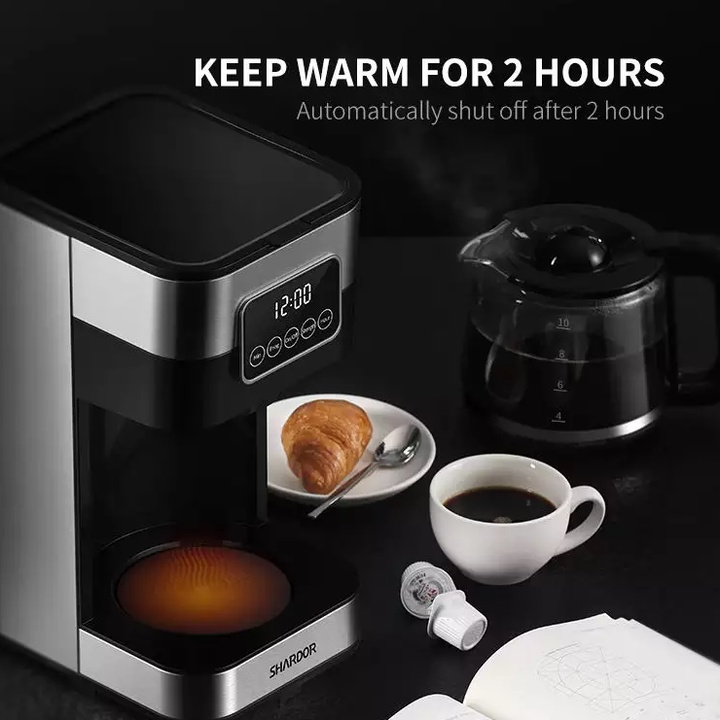 Máy pha cà phê tự động cao cấp Shardor CM1429TA-GS - Công suất: 900W - Hàng Chính Hãng