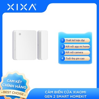 Bộ cảm biến gắn cửa Xiaomi Gen2 Smart Homekit, xem lịch sử mở cửa thông minh qua app Hi home, cảm biến cửa Xiaomi Gen2