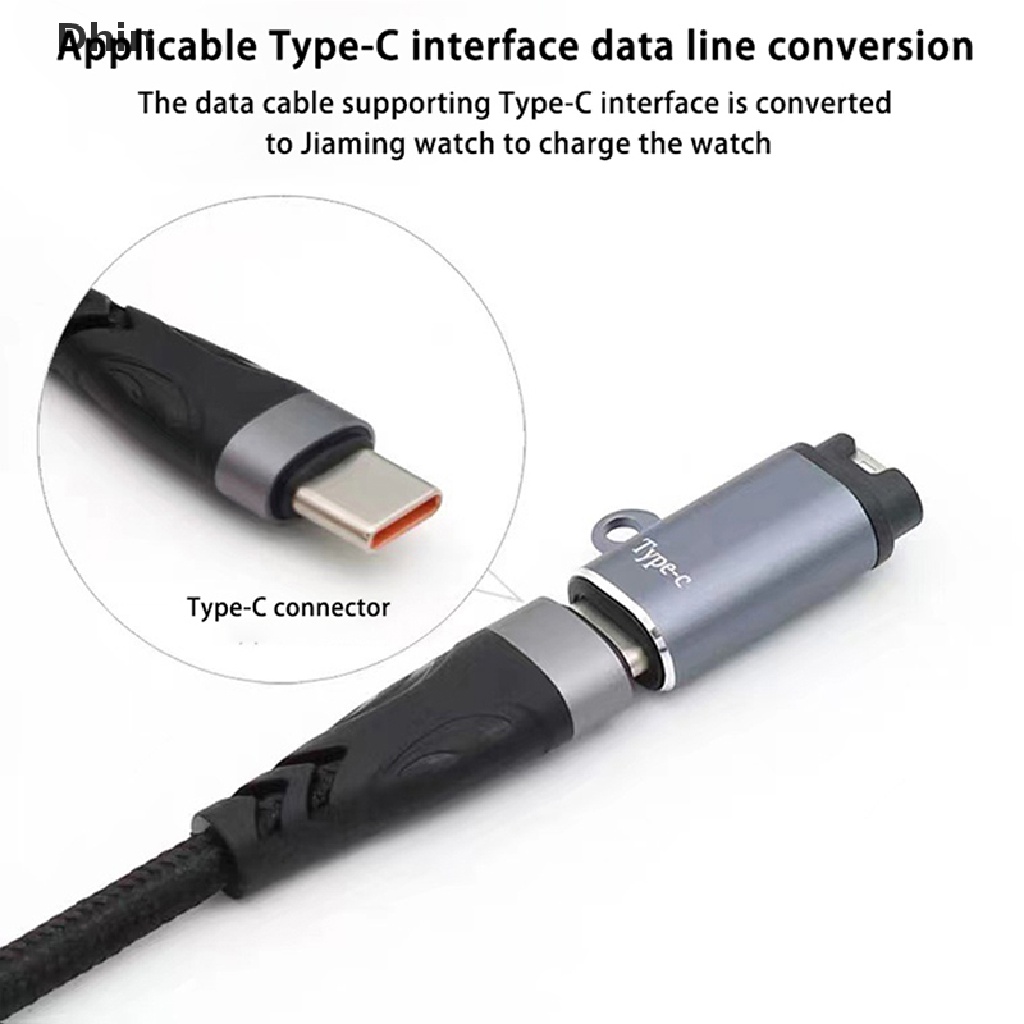 Cáp Sạc Type C / Micro USB / iOS Cho Garmin Fenix 7 7S 7X 6 6S 6X