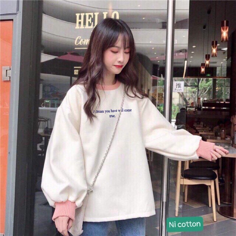 [ Có size từ 20kg _100kg ] áo sweater bé gái, áo nỉ cho bé size đại 6 tuôi 15 tuổi phong cách SW XẺ TÀ BO HỒNG