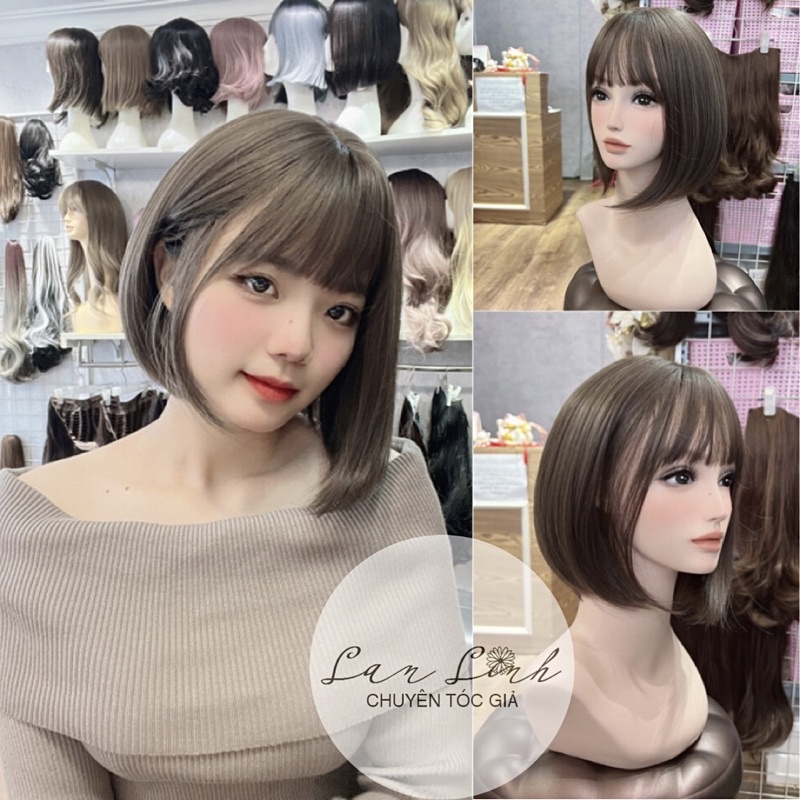 Tóc Bộ Ngắn cúp nhẹ Basic ( TẶNG KÈM LƯỚI)