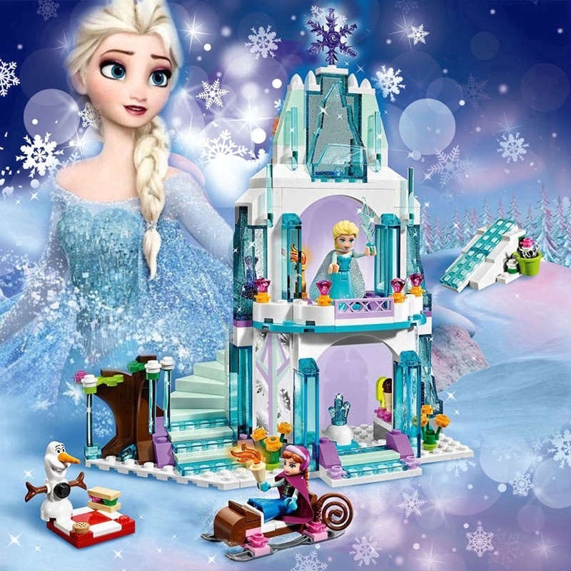 Bộ Lego lâu đài tuyết nữ hoàng băng giá Elsa