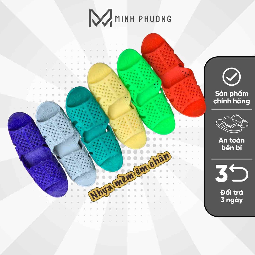 Déo tổ ông nhiều màu dày xịn  tại xưởng, dép nhựa mang trong nhà