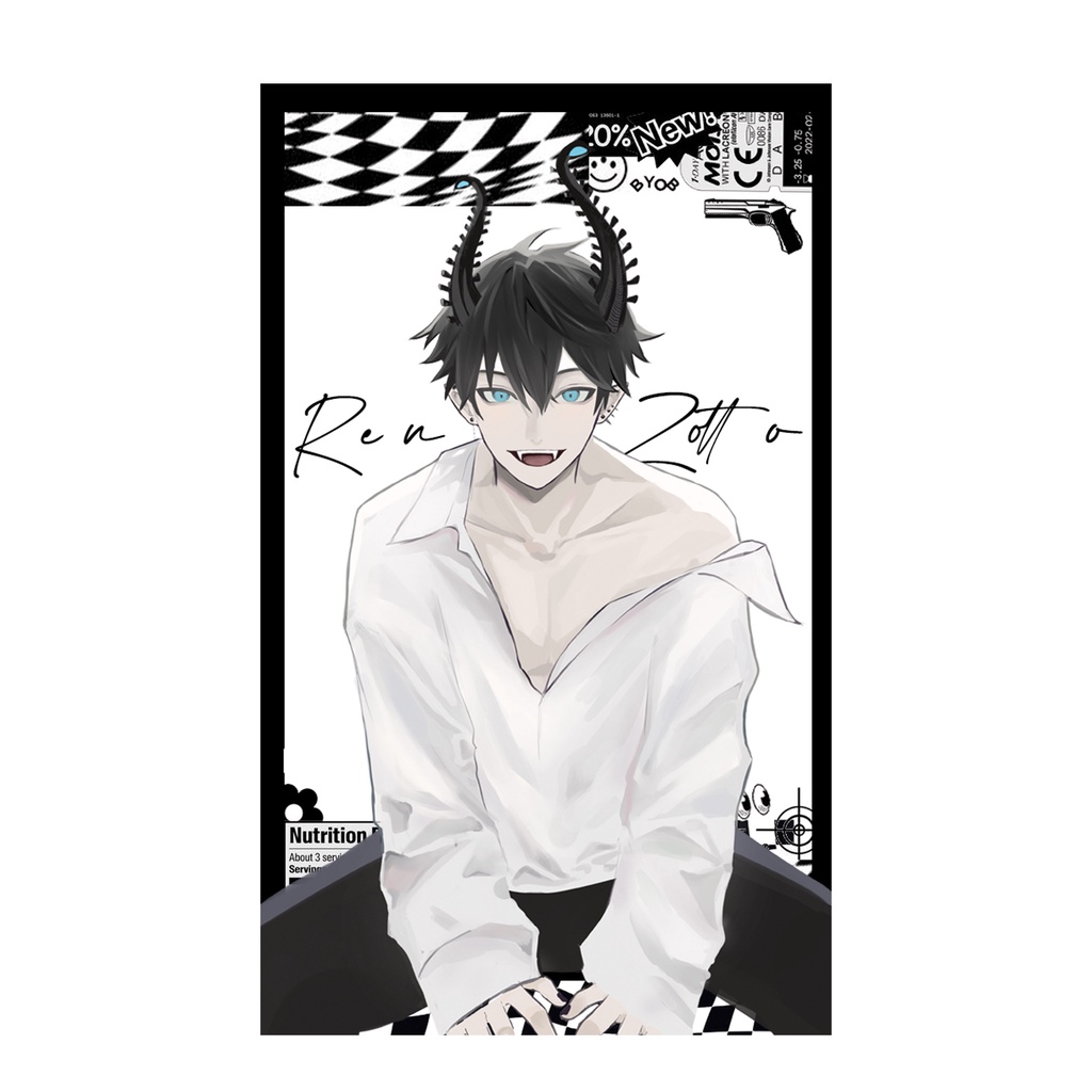 Card bo góc Arptprint Ren Zotto Nijisanji EN