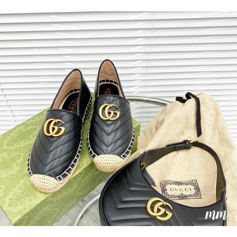 Giầy Slipon viền cói gu••cci super fullbox