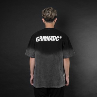 Grimm DC Áo wash | Contrast tee // Black-grey