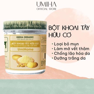 Bột Khoai Tây Đắp Mặt Hữu Cơ Umiha Nguyên Chất | Potato Flour 100% Organic 135g