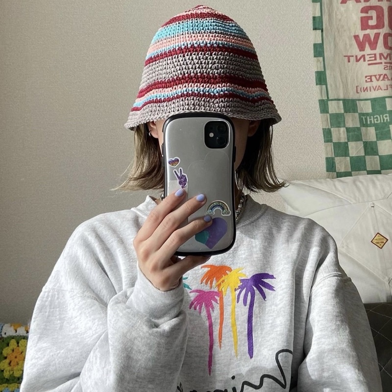 MŨ LEN MÓC PHỐI MÀU