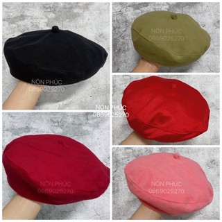 MŨ NỒI , MŨ BERET CHO NỮ GIÁ RẺ