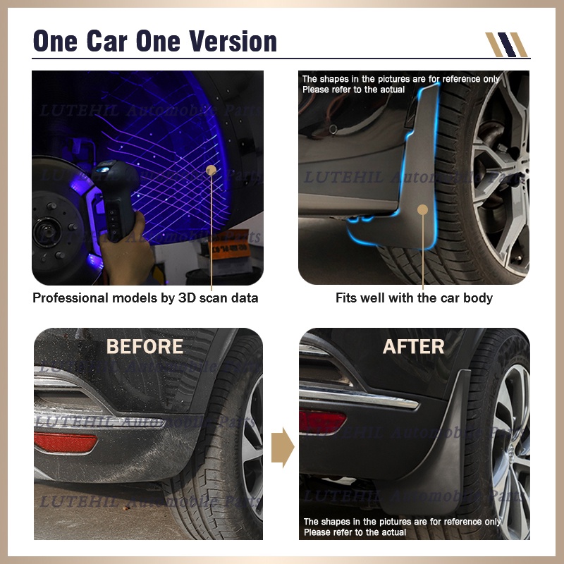 FENDER Tấm Chắn Bùn Trước Sau Cho Infiniti Q50 Q50S 2013-2020 2014 2015 2016 2017 2018 2019