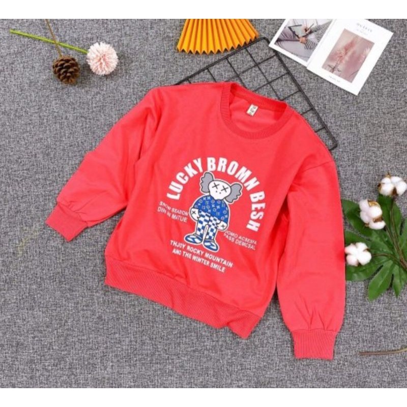 Áo nỉ da cá bé gái size đại hàng công ty chất đẹp dày dặn