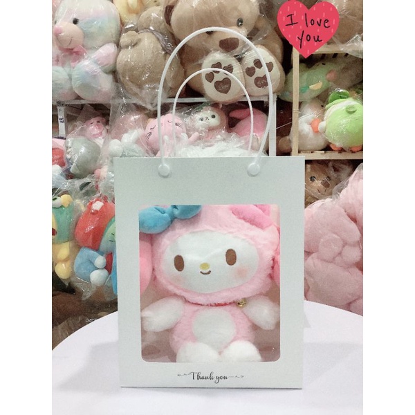 Túi giấy kiếng kích thước  cm