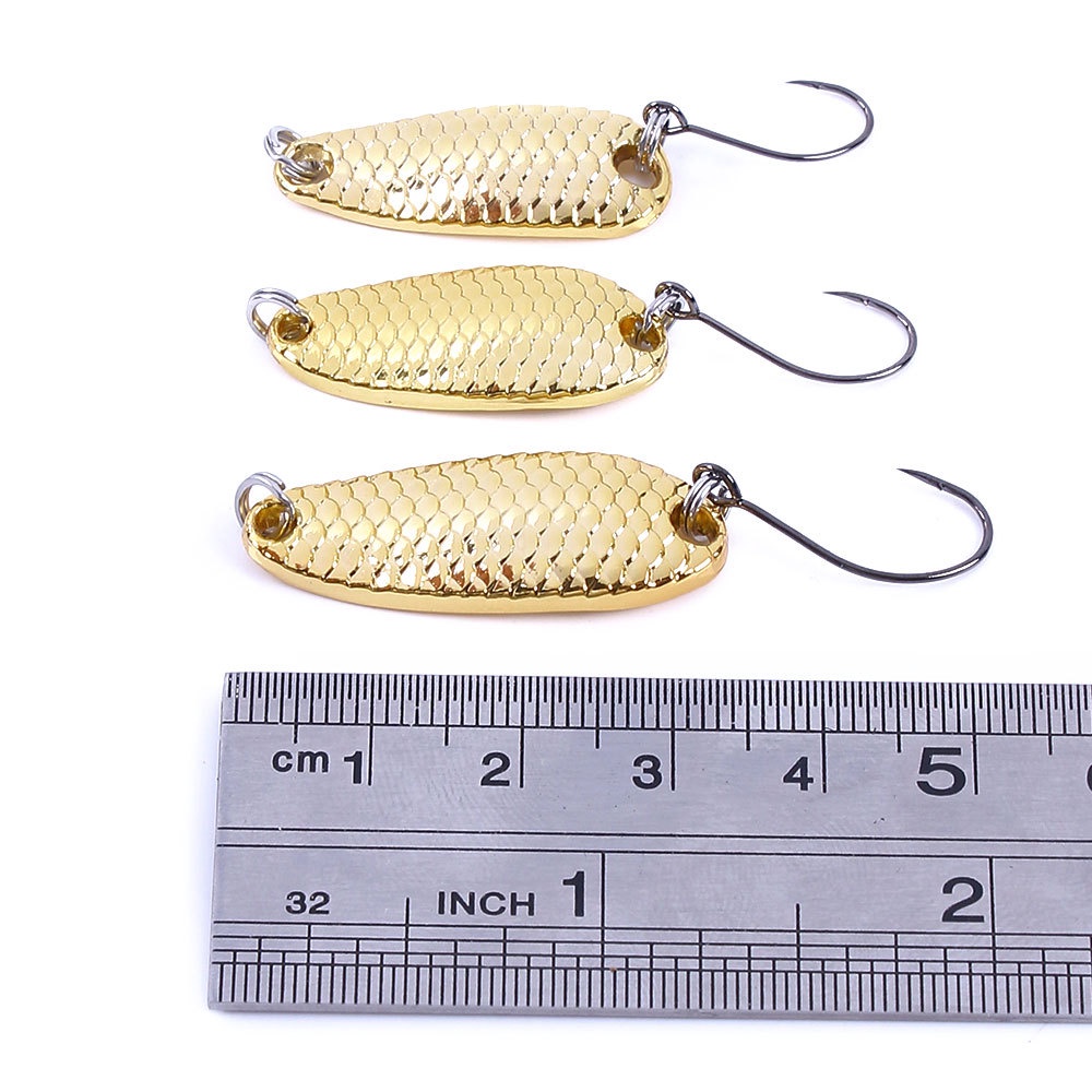 Mồi thìa lượn Spoon nặng 2,5g 3,5g 5g  chuyên câu cá suối, cá mương, câu lure