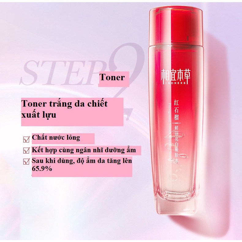 Set chăm sóc da lựu inoherb