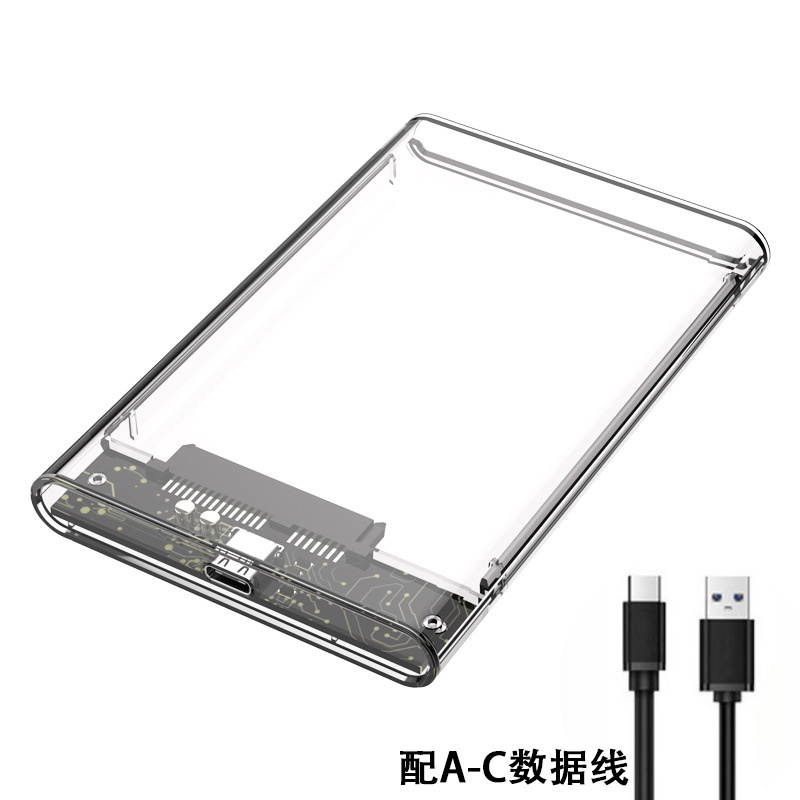 [Siêu Sale] Box ổ cứng Orico 2520C3-BK-EP/ Trong suốt 2.5 inch SATA USB 3.1 Type-C
